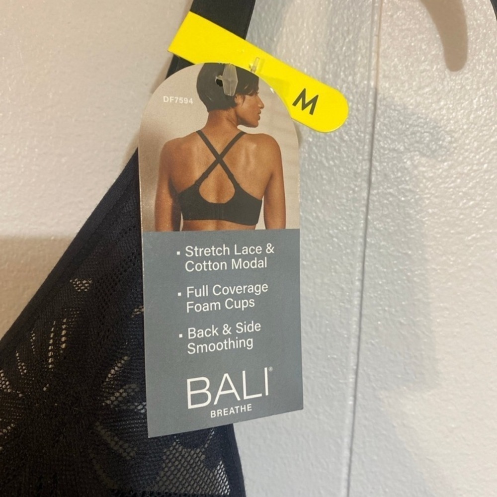 Bali Women's Breathe Modal T-Shirt Bra Breathable Wireless Full-Coverage NWT M - Picture 9 of 12